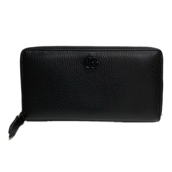 Gucci Handbags - GUCCI GG Marmont Black Leather - Long Wallet 451-071525